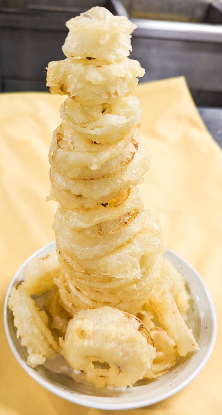 オニオンリングタワー盛り